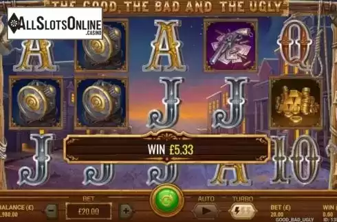 Win Screen 1. The Good The Bad And The Ugly from Gluck Games