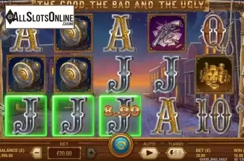 Win Screen 2. The Good The Bad And The Ugly from Gluck Games