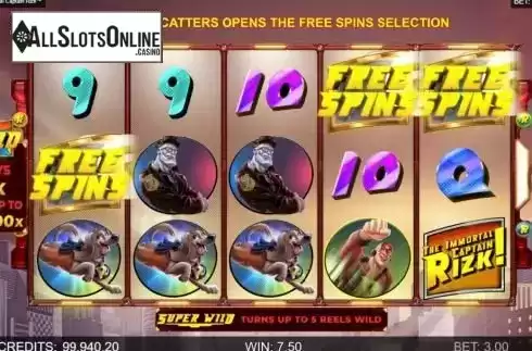 Free Spins 1. The Immortal Captain Rizk! from Microgaming