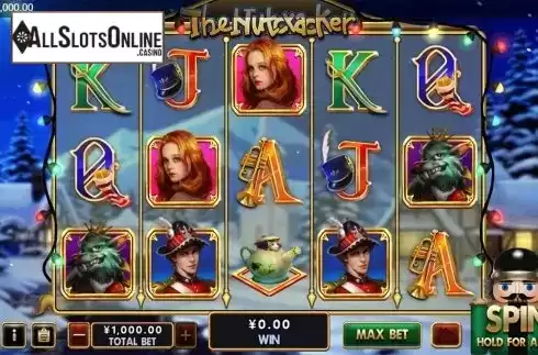 Reels screen. The Nutcracker (XIN Gaming) from XIN Gaming