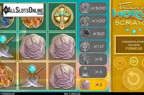Game workflow . Treasure of Horus Scratch from IronDog