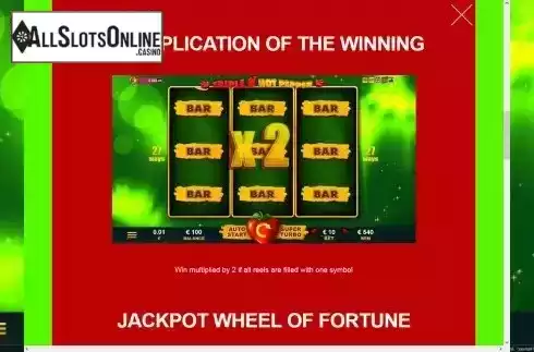 Multiplier win screen