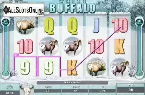 Screen 2. White Buffalo (Microgaming) from Microgaming