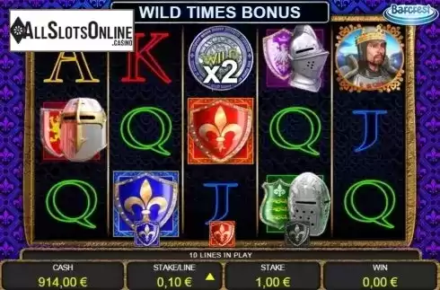 Wild times bonus. Wild Knights King's Ransom from Barcrest