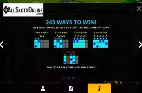 Ways to win screen