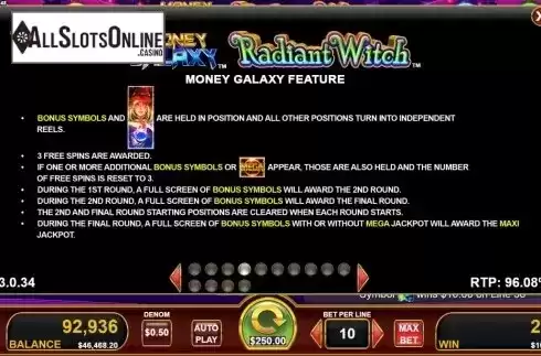 Info 4. Money Galaxy Radiant Witch from Konami