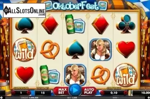 Reel Screen. Oktoberfest (Capecod Gaming) from Capecod Gaming