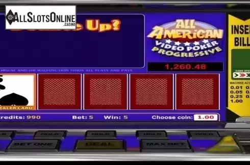 Gamble. All American Poker (Betsoft) from Betsoft