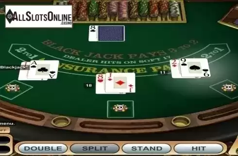 Game Screen. American Blackjack (Betsoft) from Betsoft