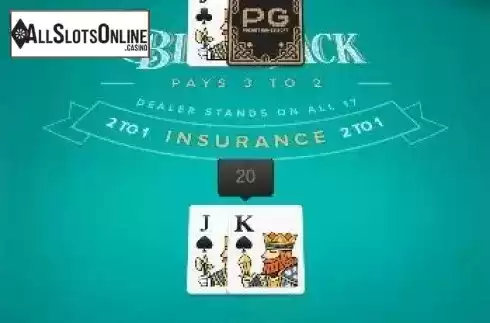 Game Screen 2. American Blackjack (PG Soft) from PG Soft