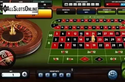 Game Screen 2. American Roulette (Red Rake) from Red Rake