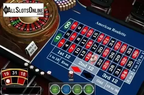 Game Screen. American Roulette (iSoftBet) from iSoftBet