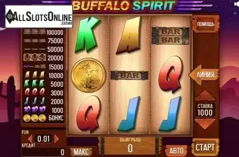 Reels screen. Buffalo Spirit (InBet Games) from InBet Games