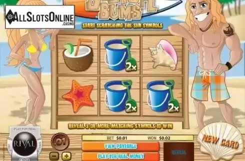 Screen4. Beach Bums Scratch and Win from Rival Gaming