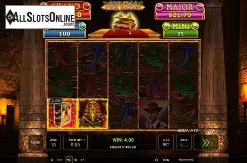 Win Screen 1. Book of Ra Mystic Fortunes from Greentube