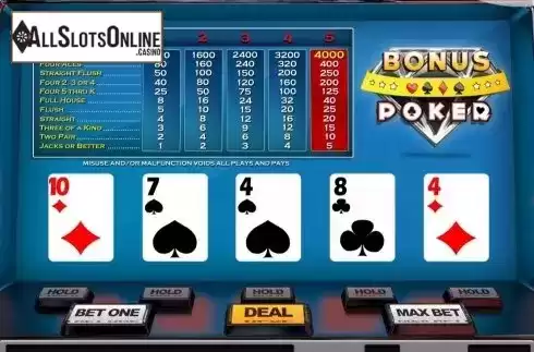 Game Screen 3. Bonus Poker (Nucleus Gaming) from Nucleus Gaming