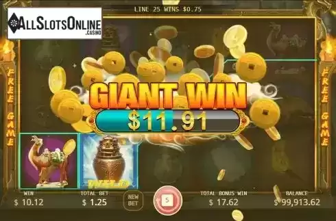 Giant Win Screen