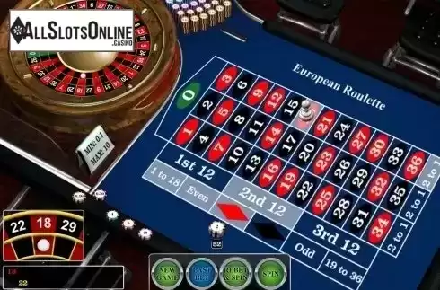 Game Screen. European Roulette (iSoftBet) from iSoftBet