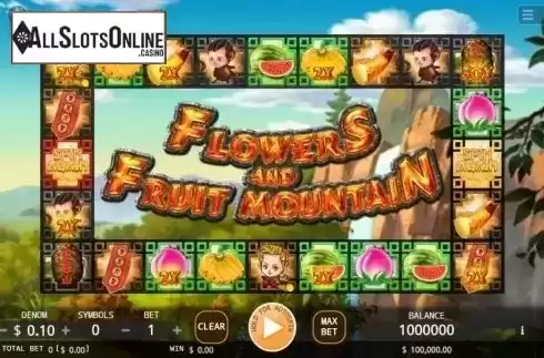 Reel Screen. Flowers and Fruit Mountain from KA Gaming