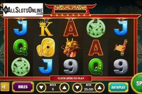 Reel Screen. Fortune Dragon (Vela Gaming) from Vela Gaming