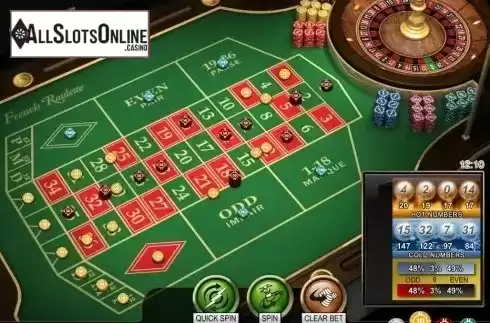 Game Screen. French Roulette High Limit from NetEnt