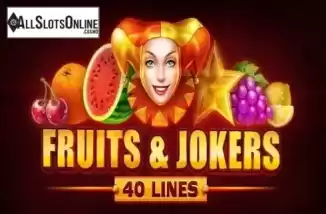 Fruits and Joker: 40 Lines. Fruits and Jokers: 40 lines from Playson
