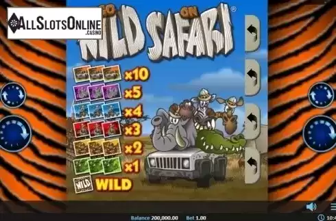 Game Screen 1. Go Wild on Safari Pull Tab from Realistic