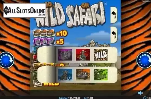 Game Screen 2. Go Wild on Safari Pull Tab from Realistic