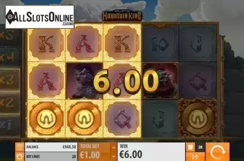 Multiplied Win. Hall of the Mountain King from Quickspin