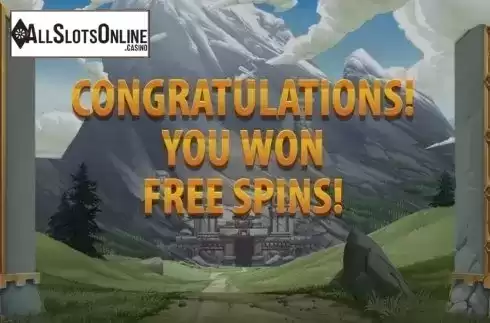 Free Spins Awarded. Hall of the Mountain King from Quickspin