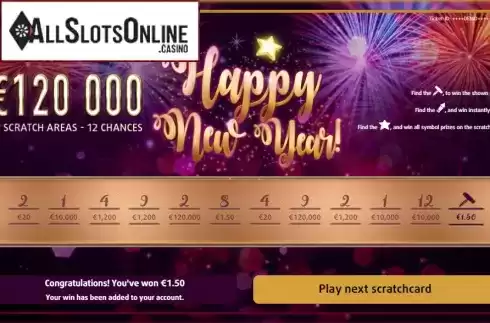 Win screen 2. Happy New year (Gluck Games) from Gluck Games