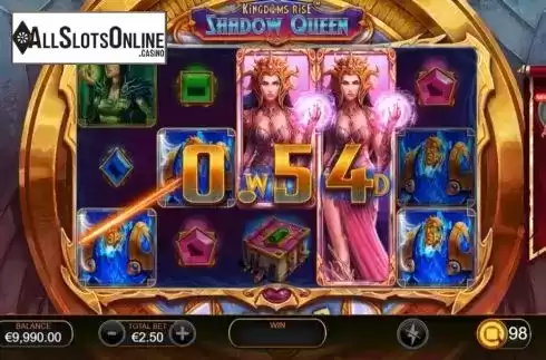 Win Screen. Kingdoms Rise Shadow Queen from Ash Gaming