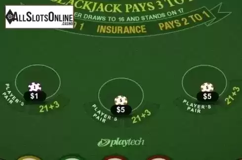 Game workflow. Premium Blackjack (Playtech) from Playtech