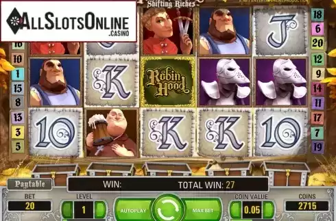 Screen2. Robin Hood: Shifting Riches from NetEnt