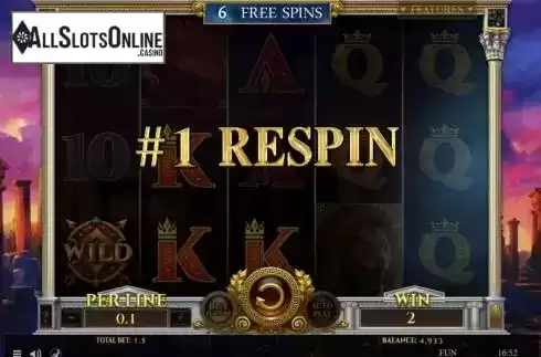 Free Spins 4. Story of Hercules 15 lines from Spinomenal