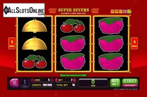 Reel Screen. Super Sevens (Belatra Games) from Belatra Games