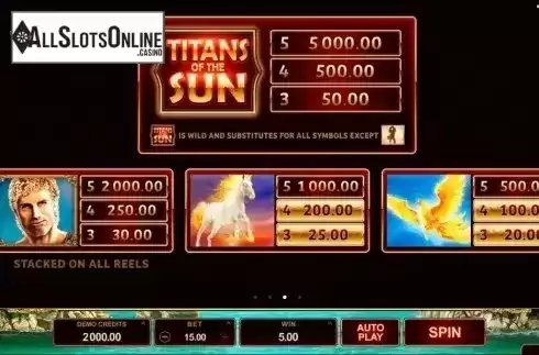 Screen4. Titans of the Sun Hyperion from Microgaming