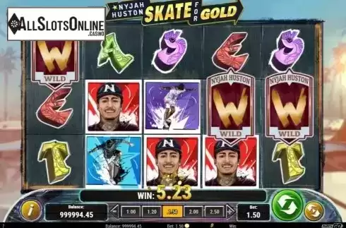 Win Screen 1. Nyjah Huston - Skate for Gold from Play'n Go