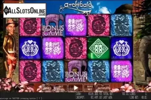 Game reels. Archibald Oriental Tales HD from World Match