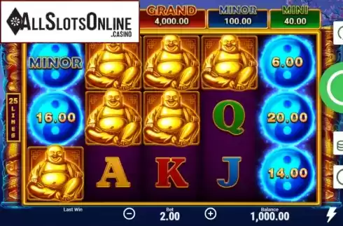 Reel Screen. Buddha Fortune Hold and Win from Booongo