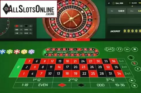 Start Screen. Virtual Roulette from Smartsoft Gaming