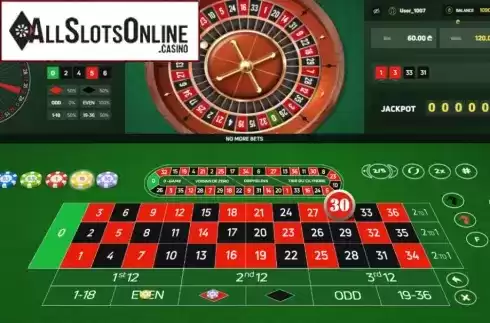 Win Screen. Virtual Roulette from Smartsoft Gaming