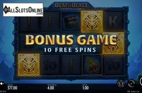 Bonus Game. Beat the Beast Krakens Lair from Thunderkick