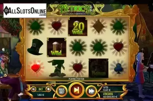 Win screen 1. Betrick Son Of A Leprechaun from Spinmatic