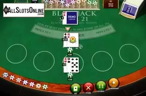Game Screen 3. Blackjack Super 21 (Playtech) from Playtech