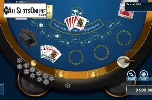 Game Screen 2. Caribbean Poker (Novomatic) from Novomatic