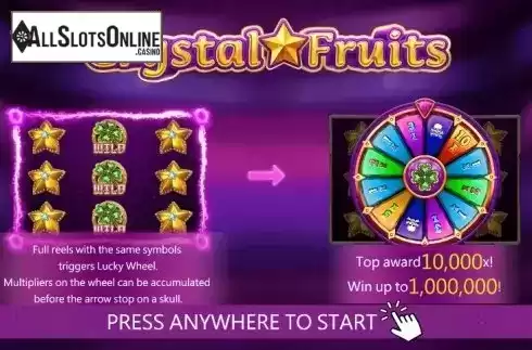 Start screen 1. Crystal Fruits (Dragoon Soft) from Dragoon Soft
