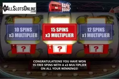 Free Spins. Deal Or No Deal Rapid Round from Endemol Games