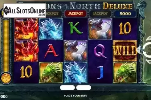 Reel Screen. Dragons of the North Deluxe from Pariplay