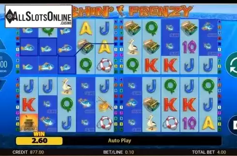 Win Screen 3. Fishin Frenzy Power 4 Slots from Blueprint